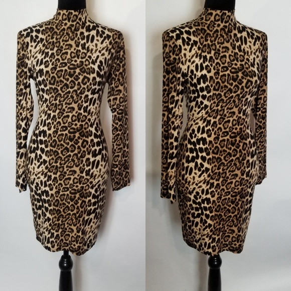 Leopard Bodycon Dress - Picture 2 of 7
